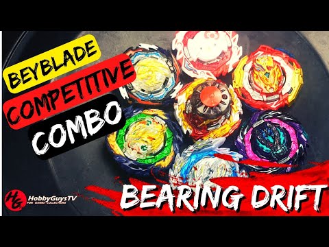 Beyblade Competitive Combos featuring BEARING DRIFT!!!