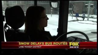 Snow Delaying LTD Bus Routes