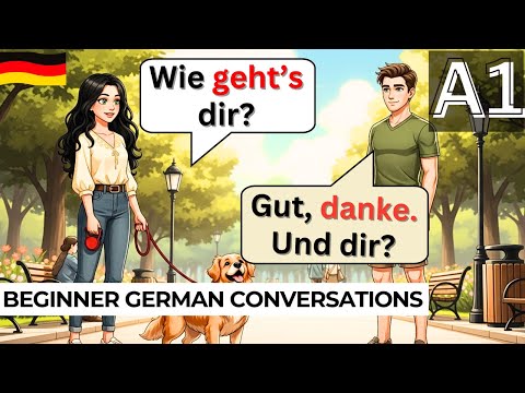LEARN Basic German: Easy A1 German Conversation for Beginners