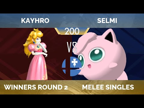 RogaSmash 200: SSBM Winners R2 – Kayhro (Peach) vs Selmi (Jigglypuff)