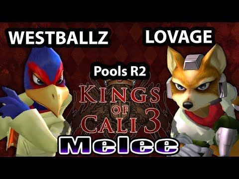 Kings of Cali 3 - Lovage (Fox) Vs. Westballz (Falco, Fox) - Pools Round 2
