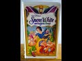 Opening To Snow White And The Seven Dwarfs 1994 VHS Version 1