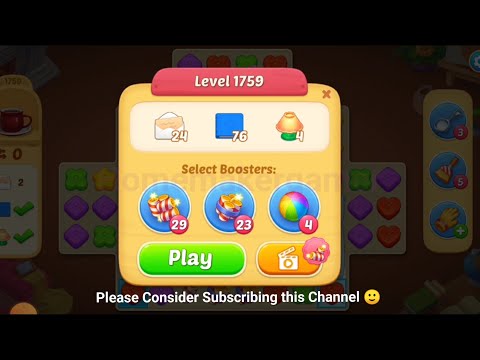 Matchington Mansion Level 1759, Level 1760 & Level 1761 - iOS/Android