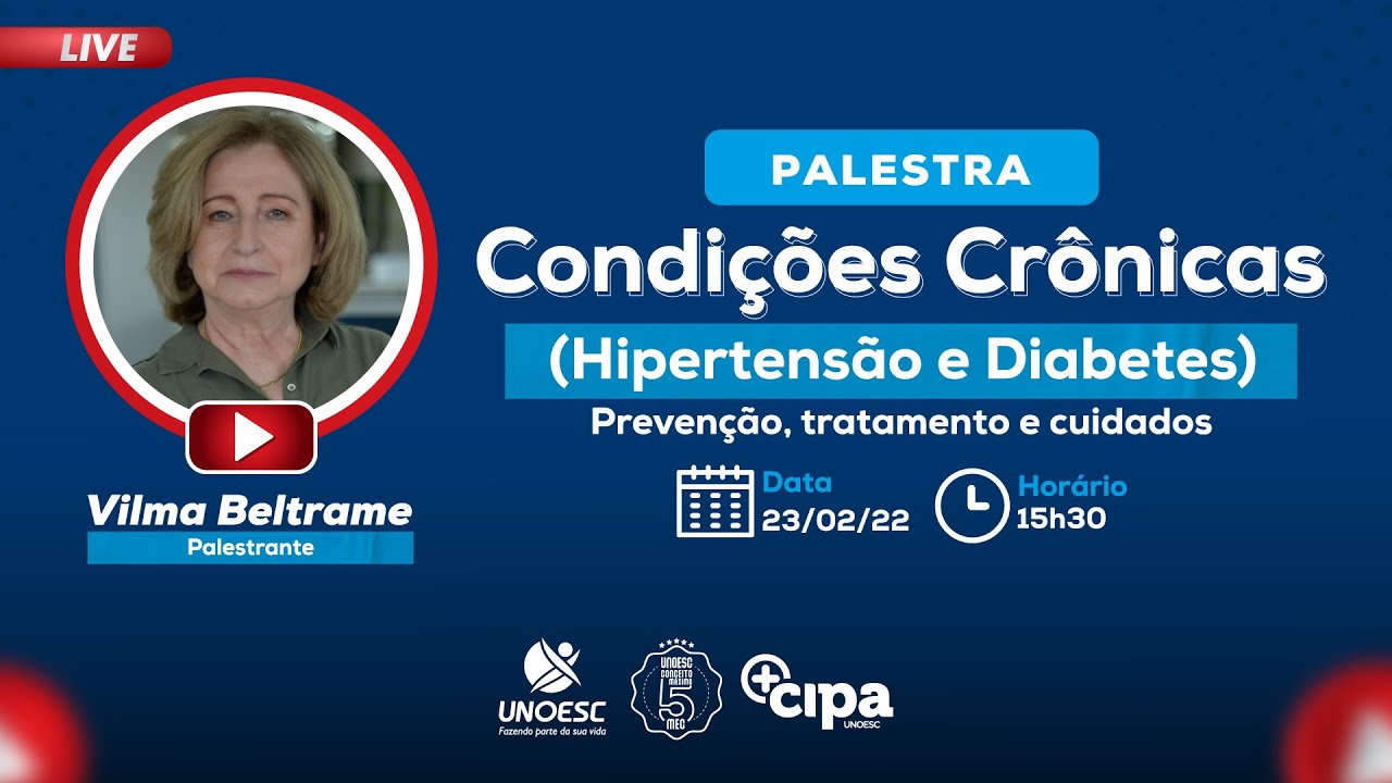 Condições Crônicas (Hipertensão e Diabetes): Prevenção, Tratamento  e Cuidados