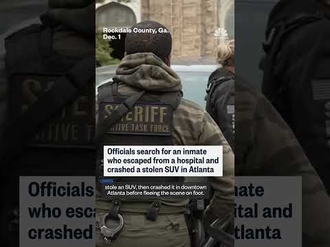 Georgia officials search for escaped inmate