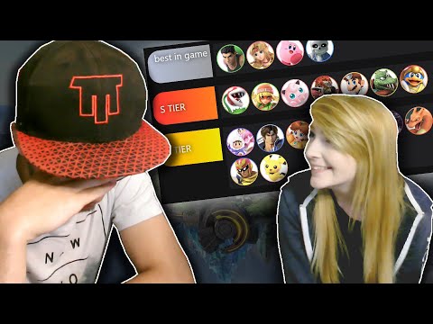 My girlfriend made a smash tier list...