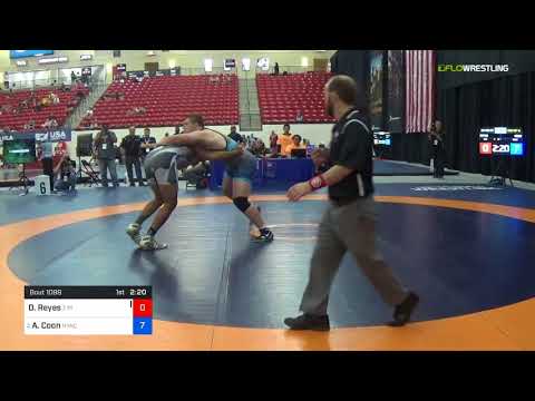 2018 Marine Corps US Open/Senior Men's Greco-Roman 130 Rnd Of 16 - Daniel Reyes (Z Fi) Vs. Adam Co