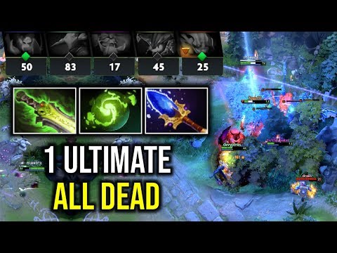 BEST ULTIMATE IN DOTA 2..?? Aghanim + Refresher Luna Infinite Beam 750 Per Second 7.22e | Dota 2