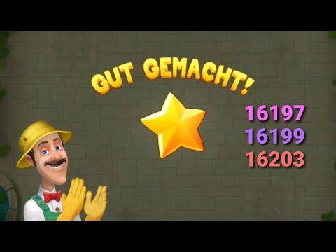 Gardenscapes  Level 16197 & 16199 & 16203 🕊🕊