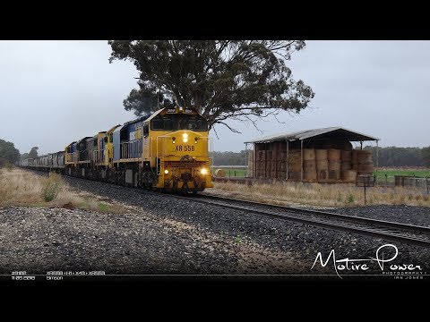 2018 05 11 - Pacific National mixed freight - #9102 - XR558 + H1 + X43 + XR553