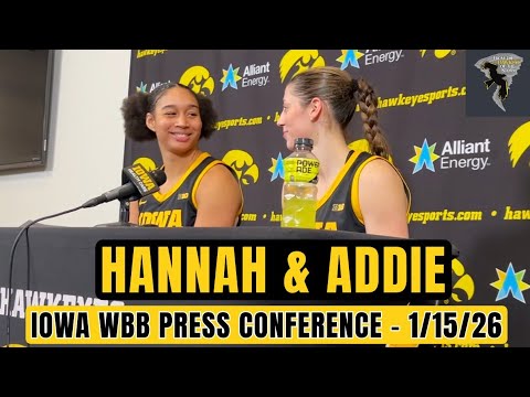 ADDIE DEAL GOES OFF VS. OREGON 🔥 | Iowa Women's Basketball postgame press conference 1/15/26