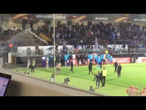 Adeptos envolvem-se em agressões com jogadores do Marselha