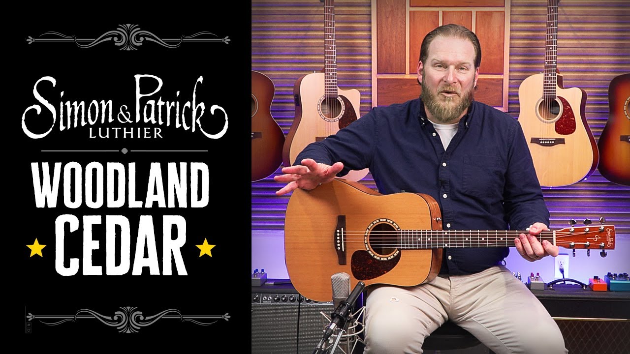 opens link to Warm, Loud, and ALIVE!🔥🎸 Simon & Patrick Woodland Cedar Acoustic/Electric DEMO!