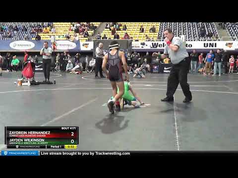 12U 70 Jayden Wilkinson Greenfield Wrestling Academy Vs Zaydrein Hernandez Sunkist Kids Monster Ga