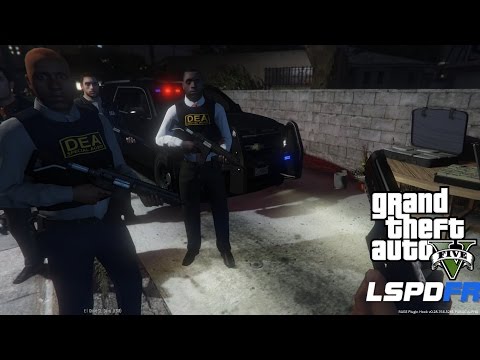 GTA 5 LSPDFR Police Mod Ep 49 | DEA Drug Enforcement Agency Patrol | Major Drug Bust On Grove Street