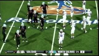 preview picture of video 'Soledad High School vs. North Salinas High School: 2013 High School Football (09/20/13)'