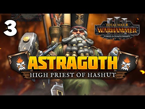 UNDEAD AT THE GATES! Total War: Warhammer 3 - Astragoth Ironhand - Chaos Dwarf Campaign #3