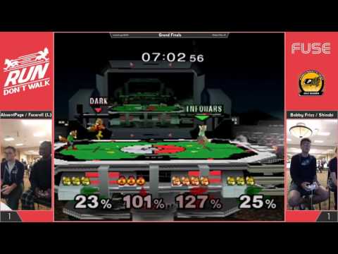 Run, Don't Walk | AbsentPage / Faceroll (L) vs. Bobby Frizz / Shinobi | Grand Finals |Melee Doubles