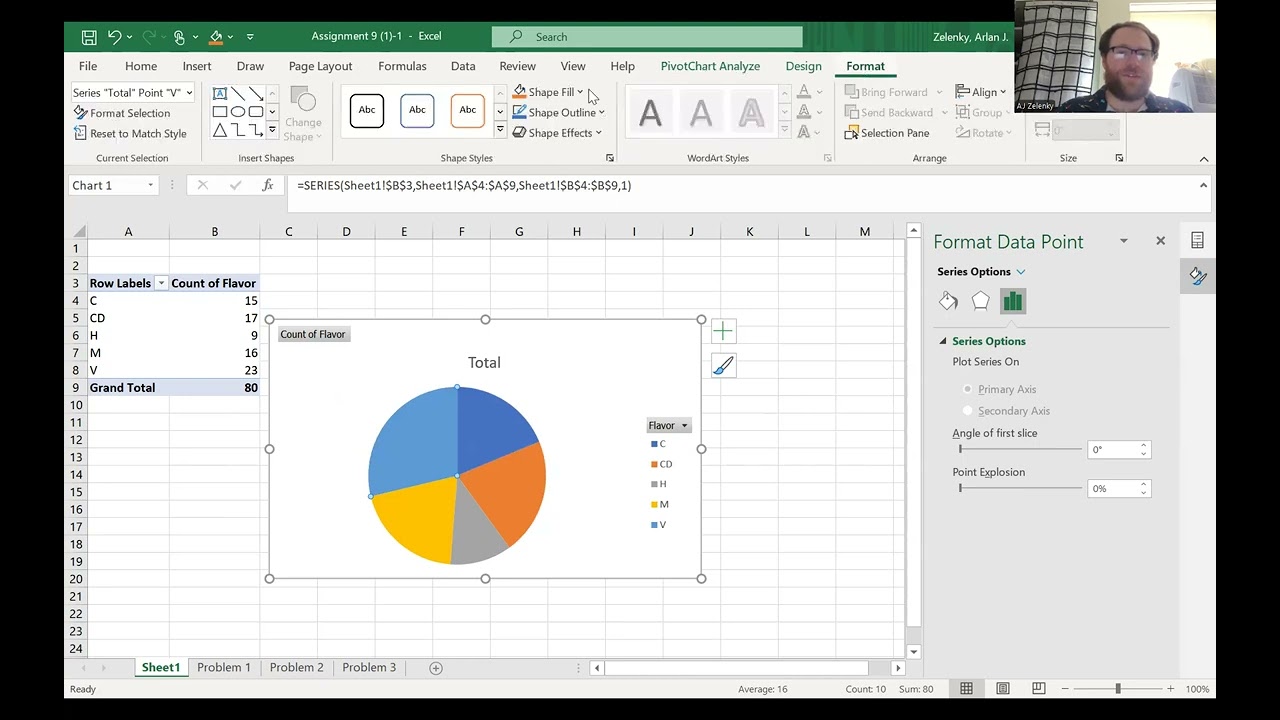 Assignment 9 Directions - MATH 111 DRMC Section