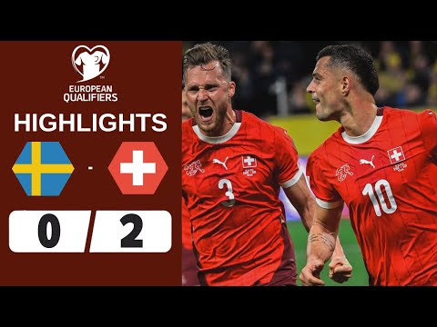Sweden vs Switzerland | 0-2 | Highlights | World Cup Qualifiers 2026