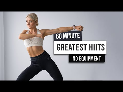 60 MIN BEST OF ✨  Workout - Full Body HIIT Cardio + Abs ! No Equipment, No Repeat