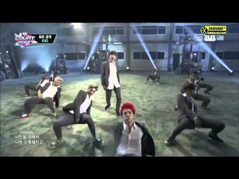 [720p HD] 130801 EXO - Growl (Mnet Countdown - Comeback Stage)