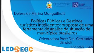 Políticas públicas e destinos turísticos inteligentes: proposta de uma ferramenta de análise da situação de municípios brasileiros