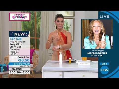 Active Argan Rosy Glow Stem Cell Cleanser