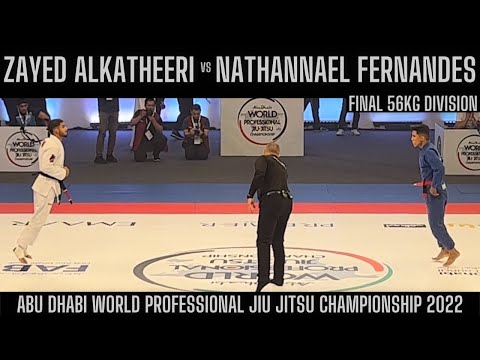 Final- Zayed Alkatheeri vs Nathannael Fernandes- Abu Dhabi World Pro Jiu Jitsu 2022 56kg- React.