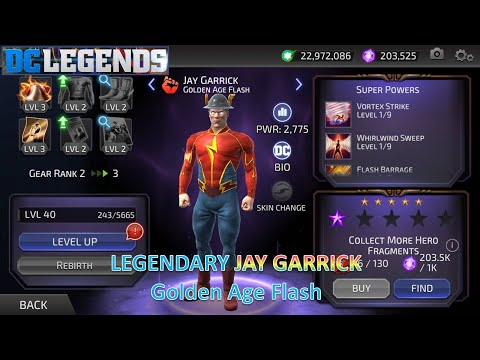 [*/\*] DC Legends: Fight Superheroes - Legendary JAY GARRICK, Golden Age Flash