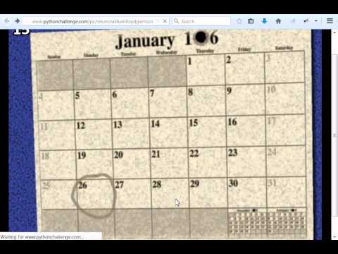 Python Challenge 15 Whom