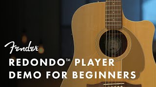 Video thumbnail for Fender Redondo Player Demo For Beginners | Fender by Fender