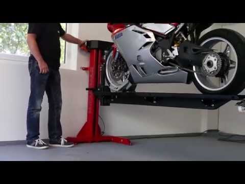 Moto Lift 400 LD Motorrad Hebebühne für die Garage www.moto-lift.de