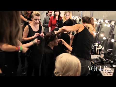 Alice McCall hair and make-up at Australian Fashion Week 2012