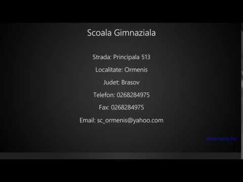 Scoala Gimnaziala Ormenis