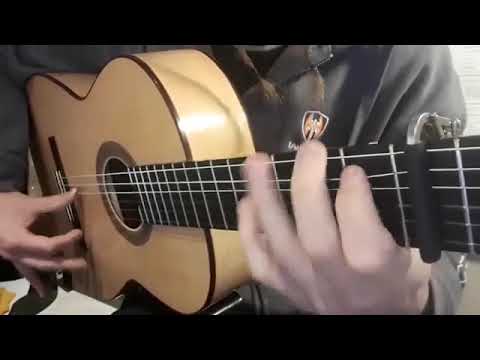 Insane bulería remate with thumb/pulgar (played by Joonas Widenius)