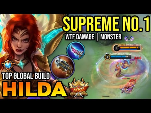 HILDA BEST BUILD 2023 | TOP GLOBAL HILDA GAMEPLAY | MOBILE LEGENDS✓