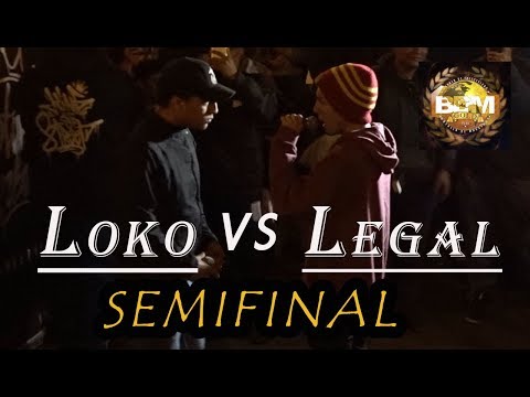 LOKO vs LEGAL - SEMIFINAL // Audicion RAPTONDA "BDM GOLD"