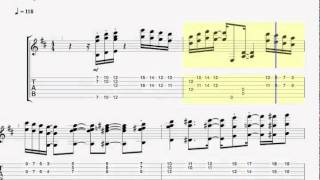 Getaway | Tuck Andress | Guitar Tab | Transcription