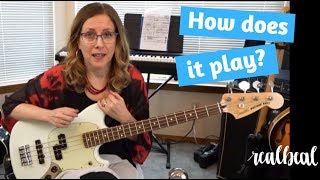 Video thumbnail for Fender Mustang PJ Bass Demo! by realbeal
