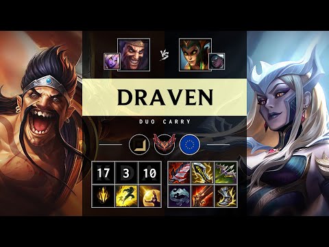 Draven ADC vs Cassiopeia: Triple Kill, Dominating - EUW Grandmaster Patch 14.24