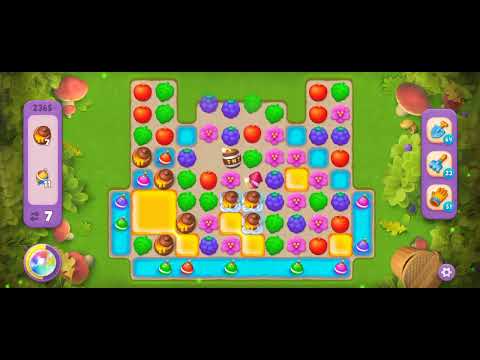Gardenscapes Level 2365 [Super Hard Level] #androidgameplay #gardenscapesgame #viral #powerseekers