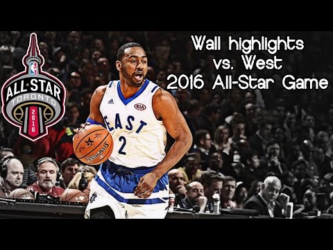 John Wall 22 pts, 3 ast & 3 reb vs. West (2016 NBA All-Star Game) - BEAST!
