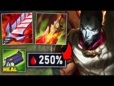 Jhin but I'm a tank that heals to full every auto