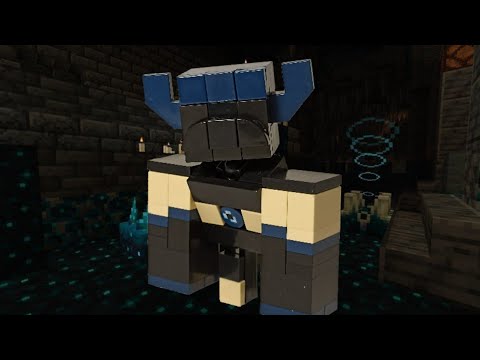 -TUTORIAL-HOW TO MAKE WARDEN in LEGO-{MINECRAFT}