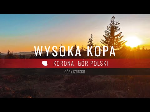 Wysoka Kopa - wejście z Zakrętu Śmierci przez Wysoki Kamień - Góry Izerskie - Korona Gór Polski - 4K