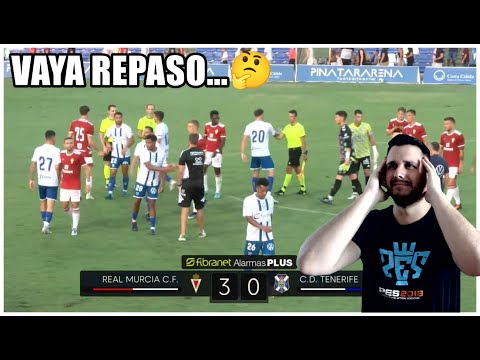 REAL MURCIA 3-0 CD TENERIFE 😱 GOLEADA ESCANDALOSA de PRETEMPORADA...