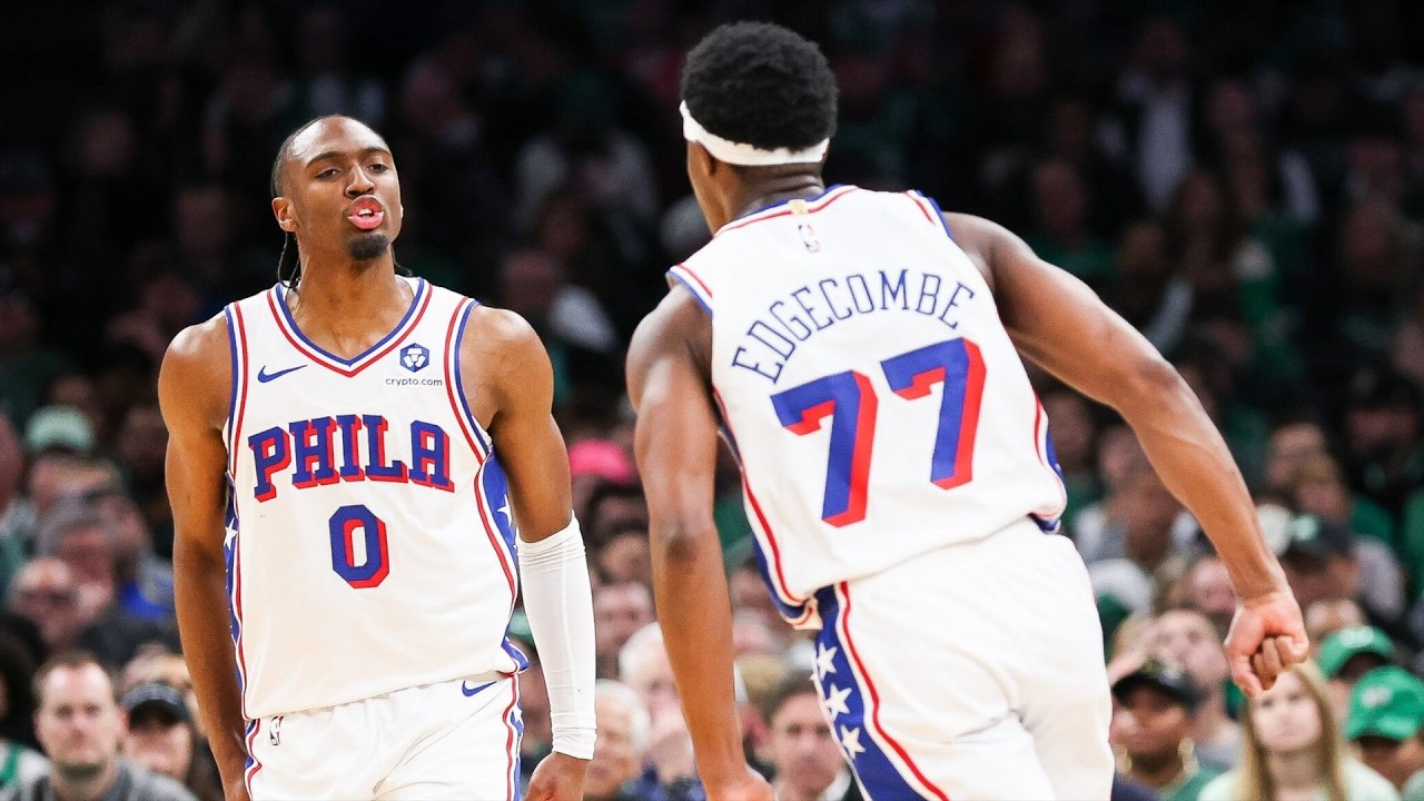 VJ Edgecombe 30 Pts Maxey 29 Pts 76ers Tie Series Game 2 vs Celtics!