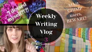 How To Write More | Monthly Writing Vlog | How To Dox Yourself Using Mail Chimp | Authortube