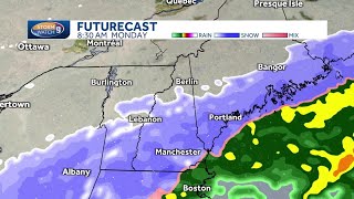 New Hampshire hourly maps: Track heavy snow Sunday night, through Monday